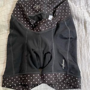 Shebeest Women's Triple S Ultimo Polkamania Cycle Short (Black, Small)